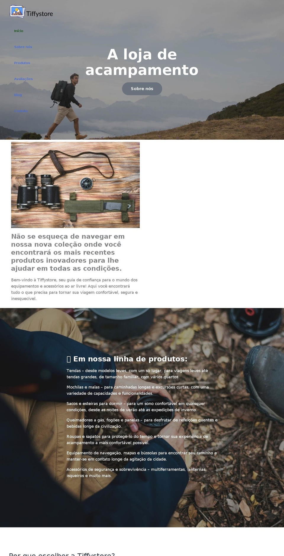 tiffystore.com — Shopify storefront screenshot