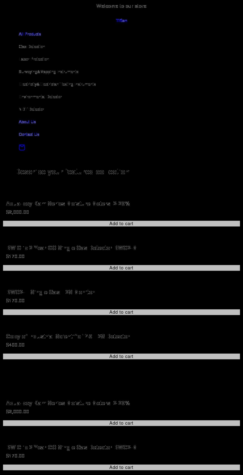 tifton-usa.com shopify website screenshot