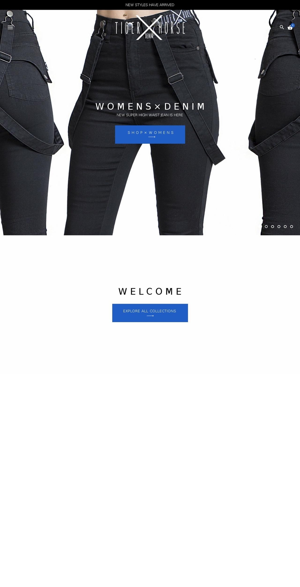 tigerhorse.com.au shopify website screenshot