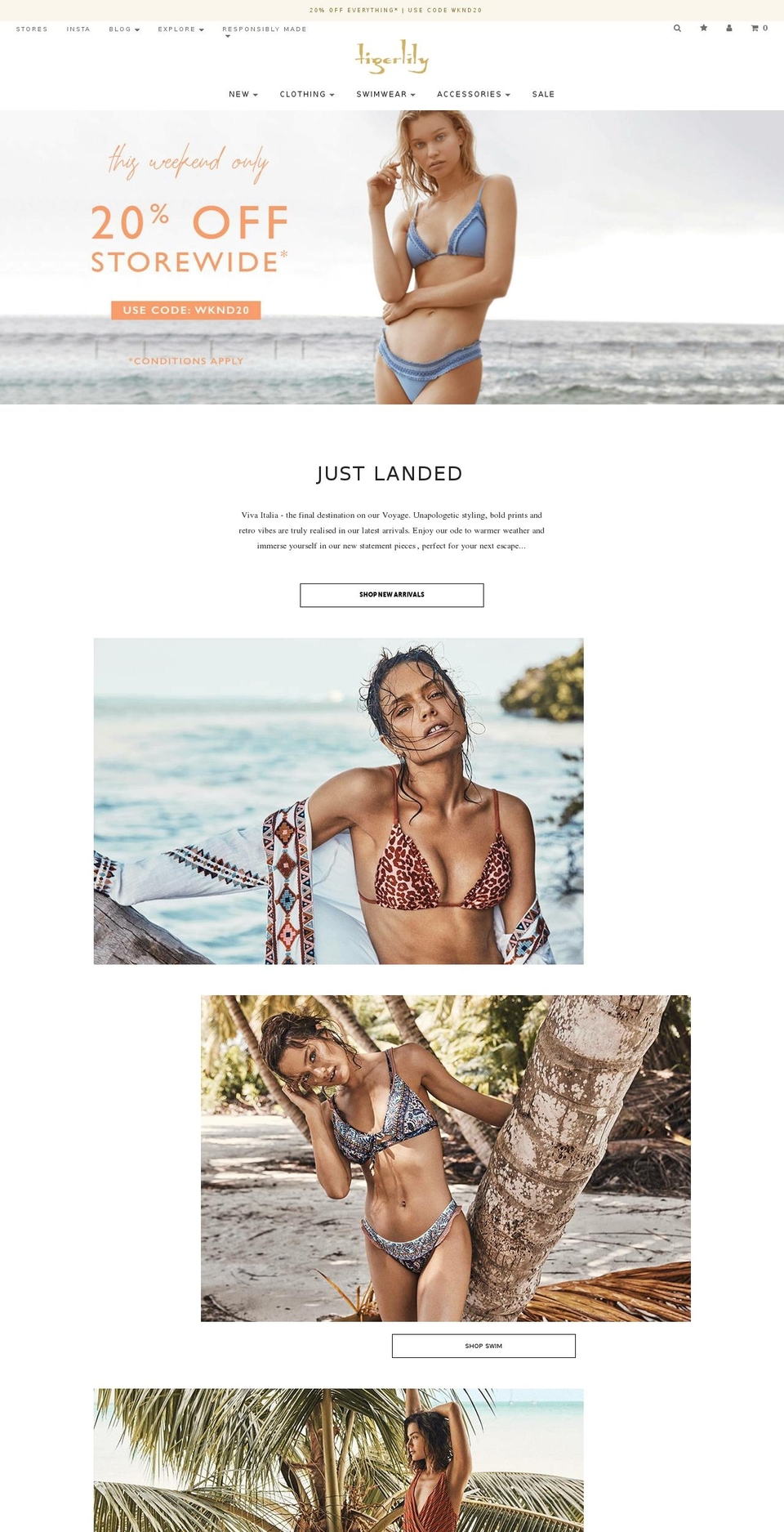 Checkout Test - Createur Production - Secomapp Shopify theme site example tigerlilyaustralia.com