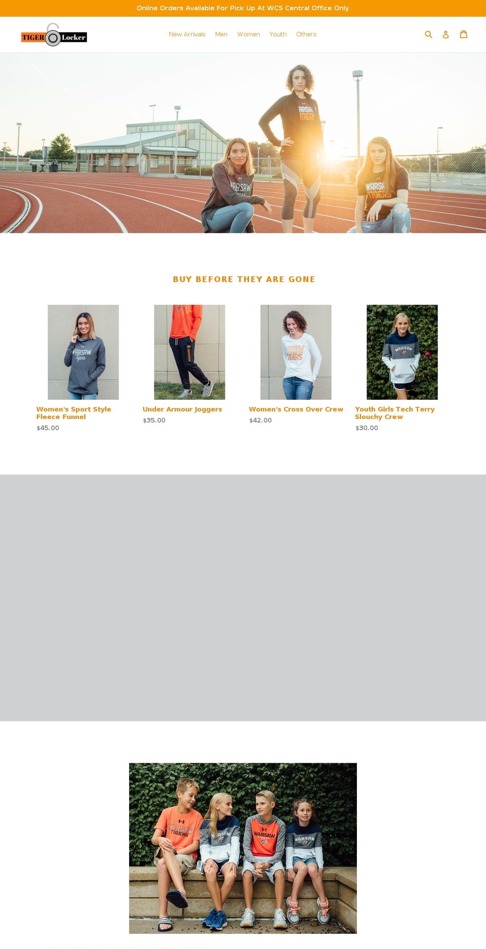 tigerlocker.com — Shopify storefront screenshot