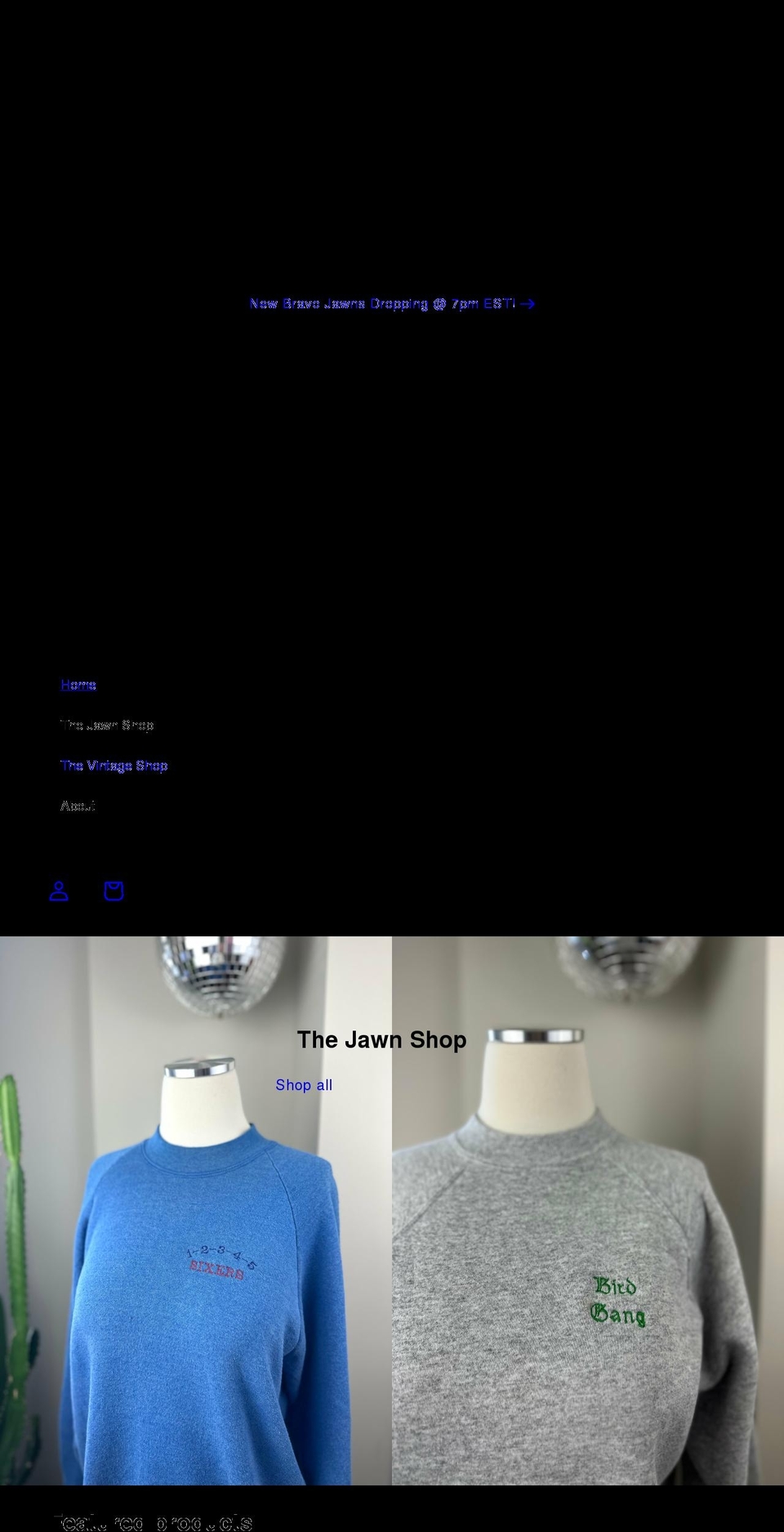 tigersnakevintage.com shopify website screenshot