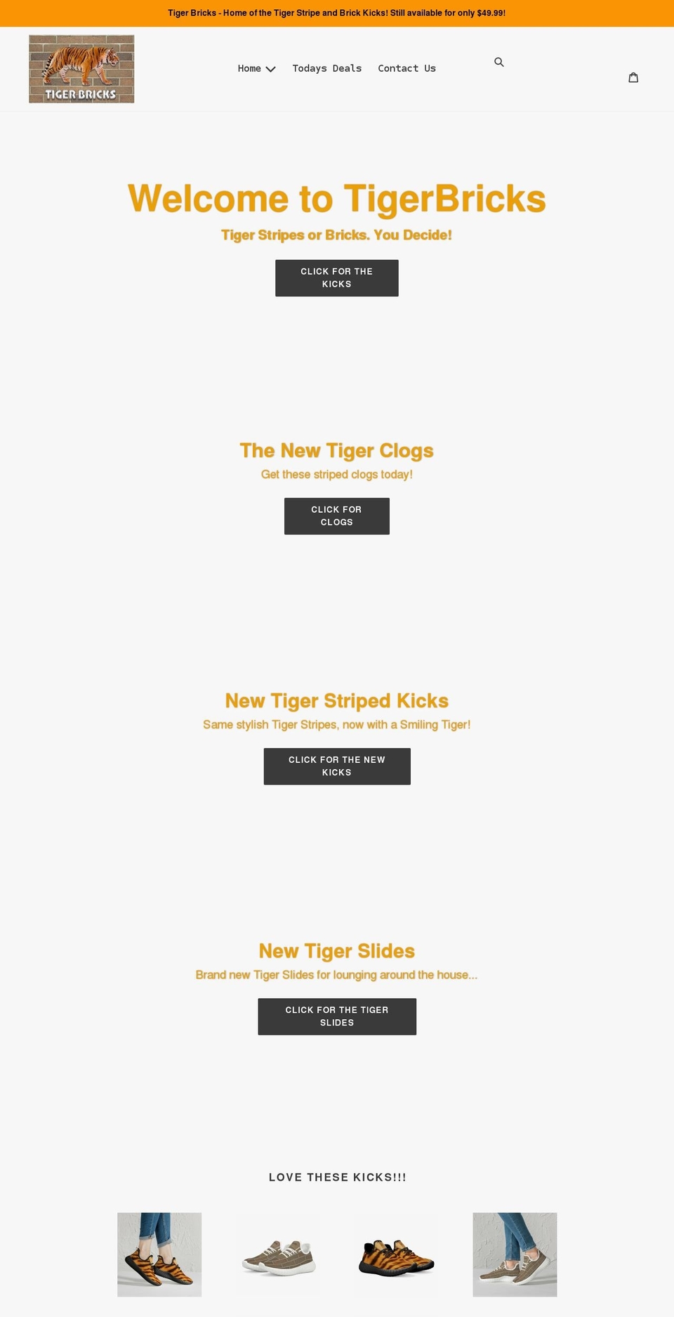 tigersproud.com shopify website screenshot