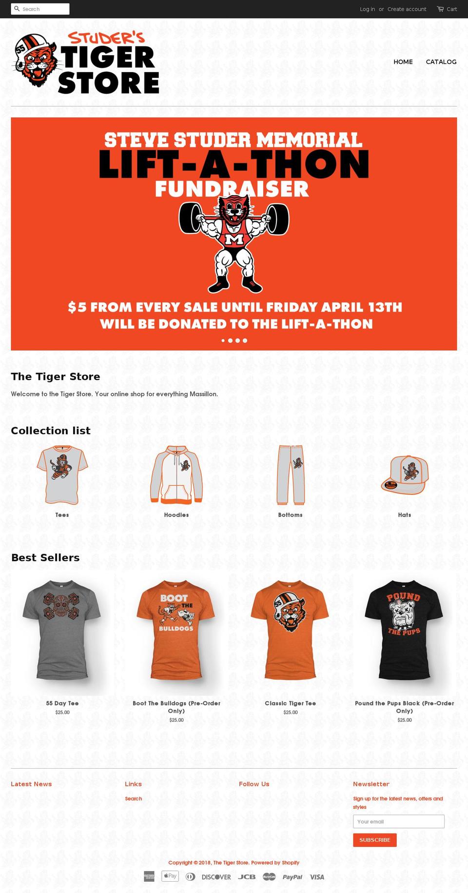 tigerstore55.com shopify website screenshot