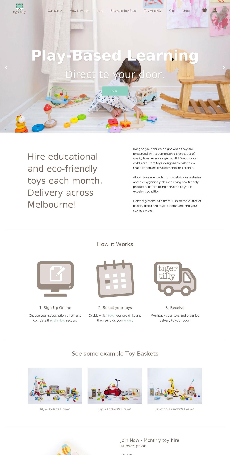 tigertilly.com shopify website screenshot