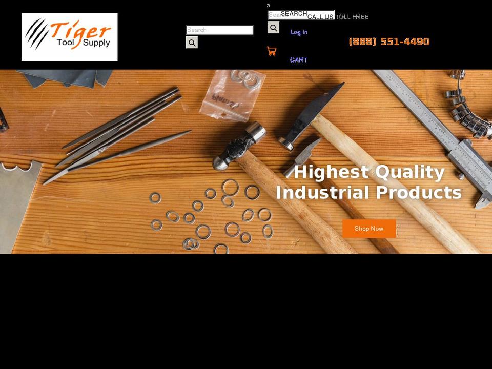 tigertoolsupply.com shopify website screenshot