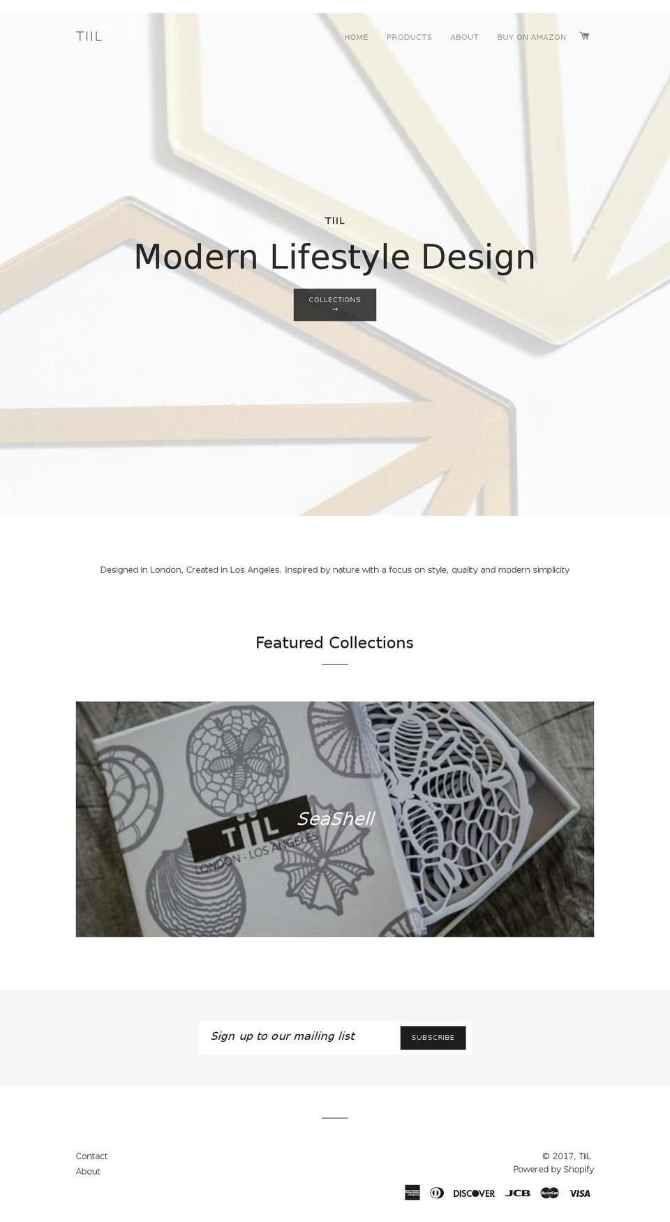 tiildesign.com shopify website screenshot