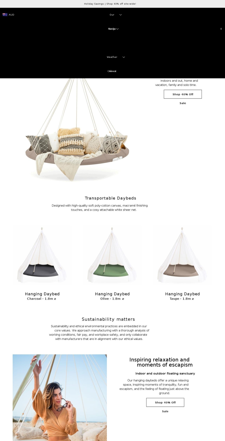 tiipii Shopify theme site example tiipiibed.com.au