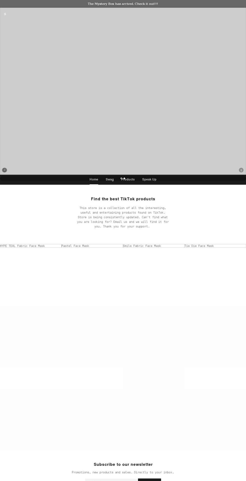 tikbayshopping.com shopify website screenshot