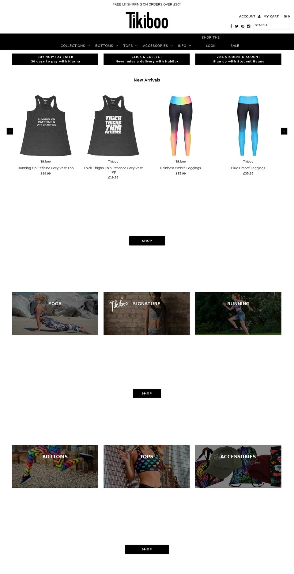 tikiboo.boutique shopify website screenshot