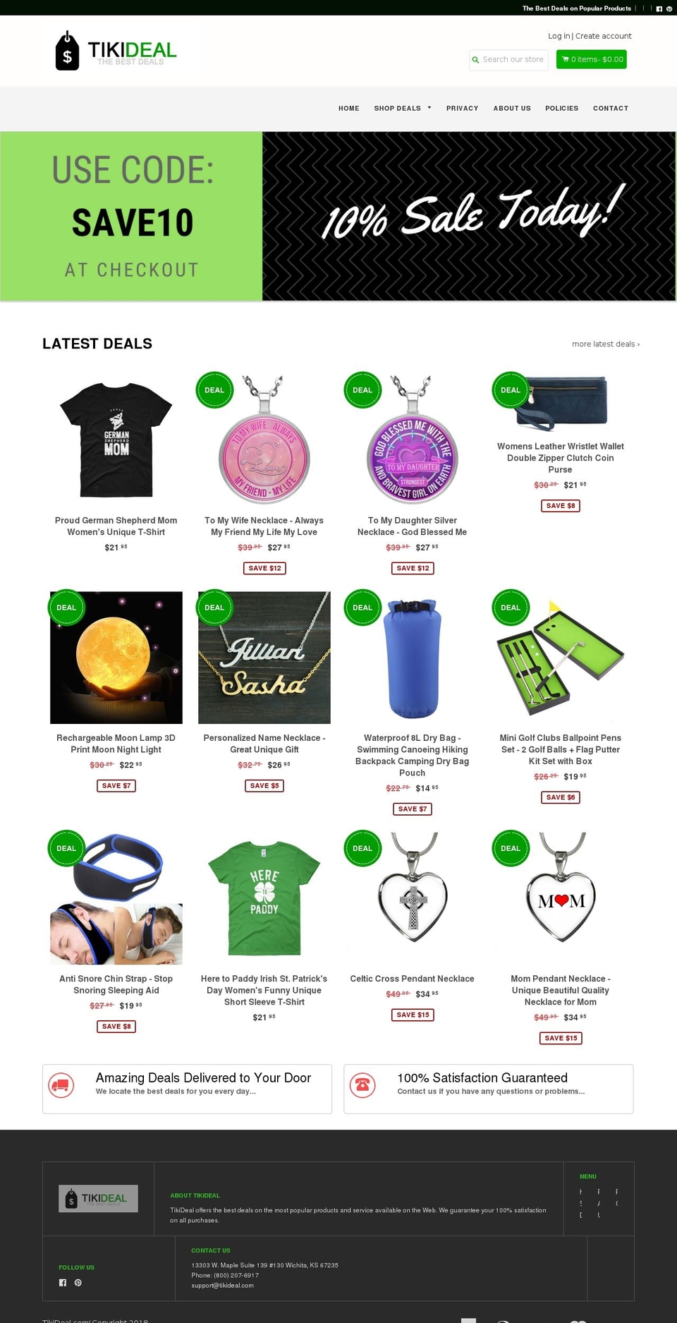 tikideal.com — Shopify storefront screenshot