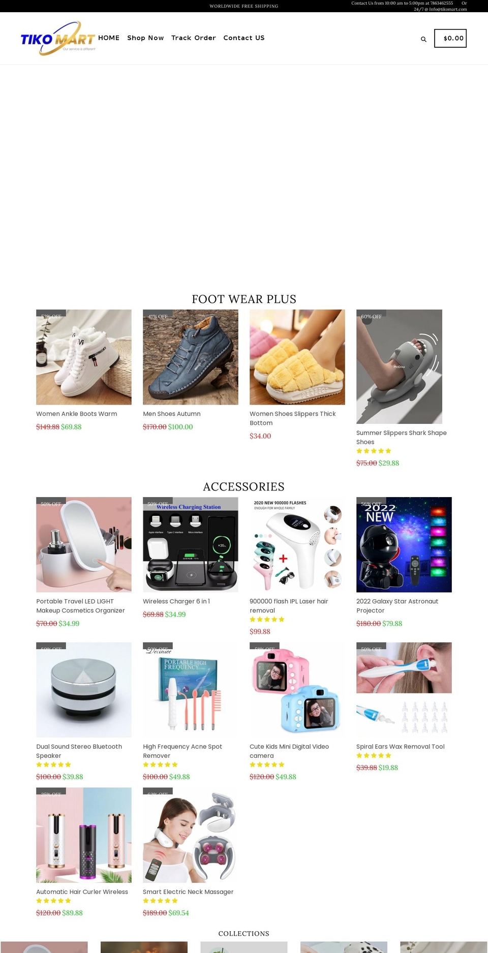 Themetikarol Shopify theme site example tikomart.com