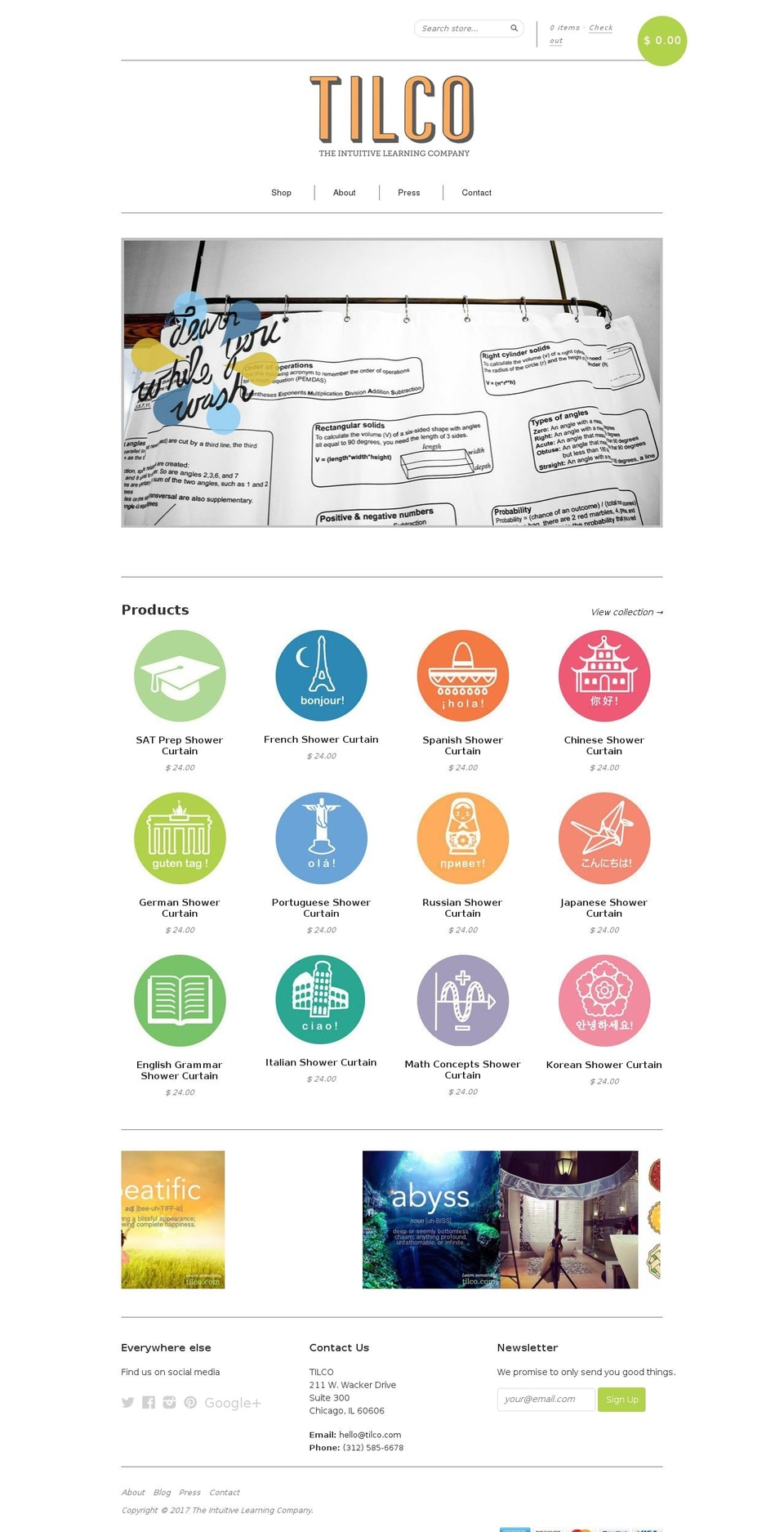 tilco.com shopify website screenshot