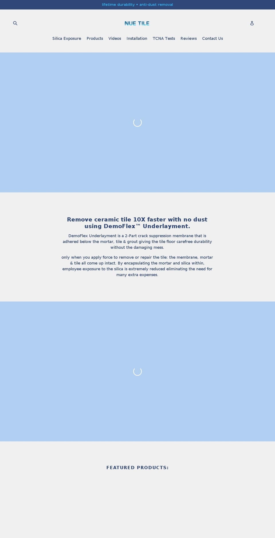 tile-removal.com — Shopify storefront screenshot
