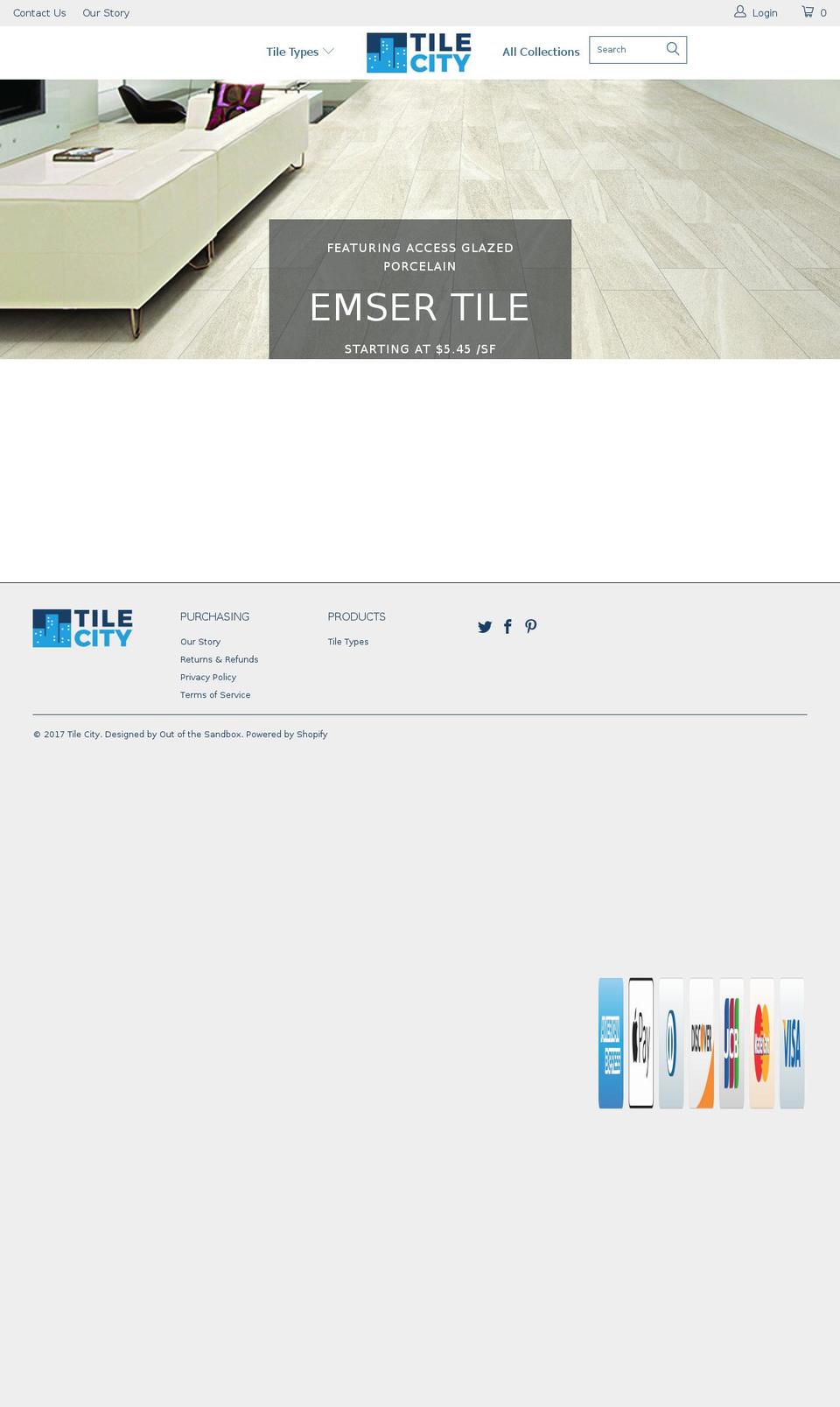 tilecity.us shopify website screenshot