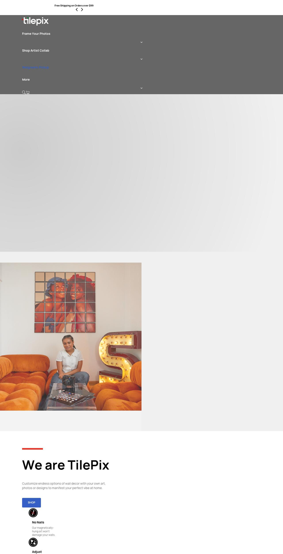 tilepix.com shopify website screenshot