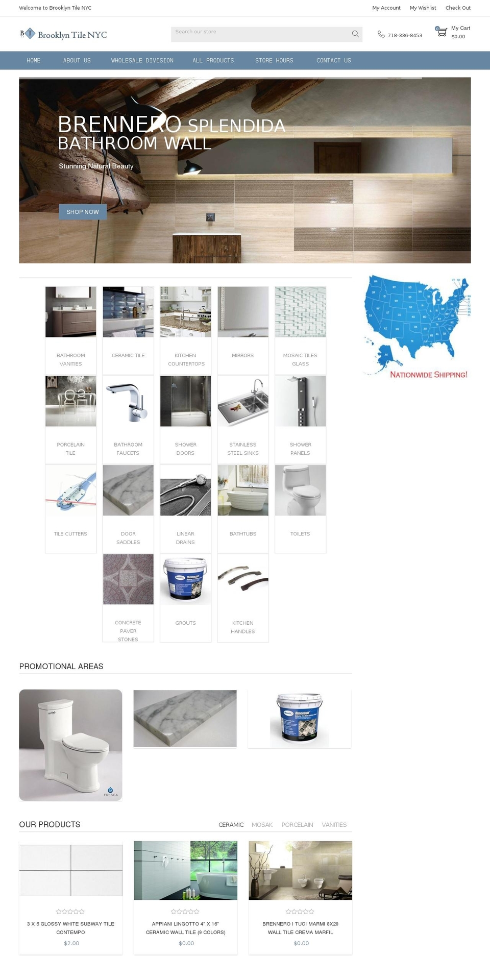 Made With ❤ By Minion Made Shopify theme site example tilestorenewyork.com