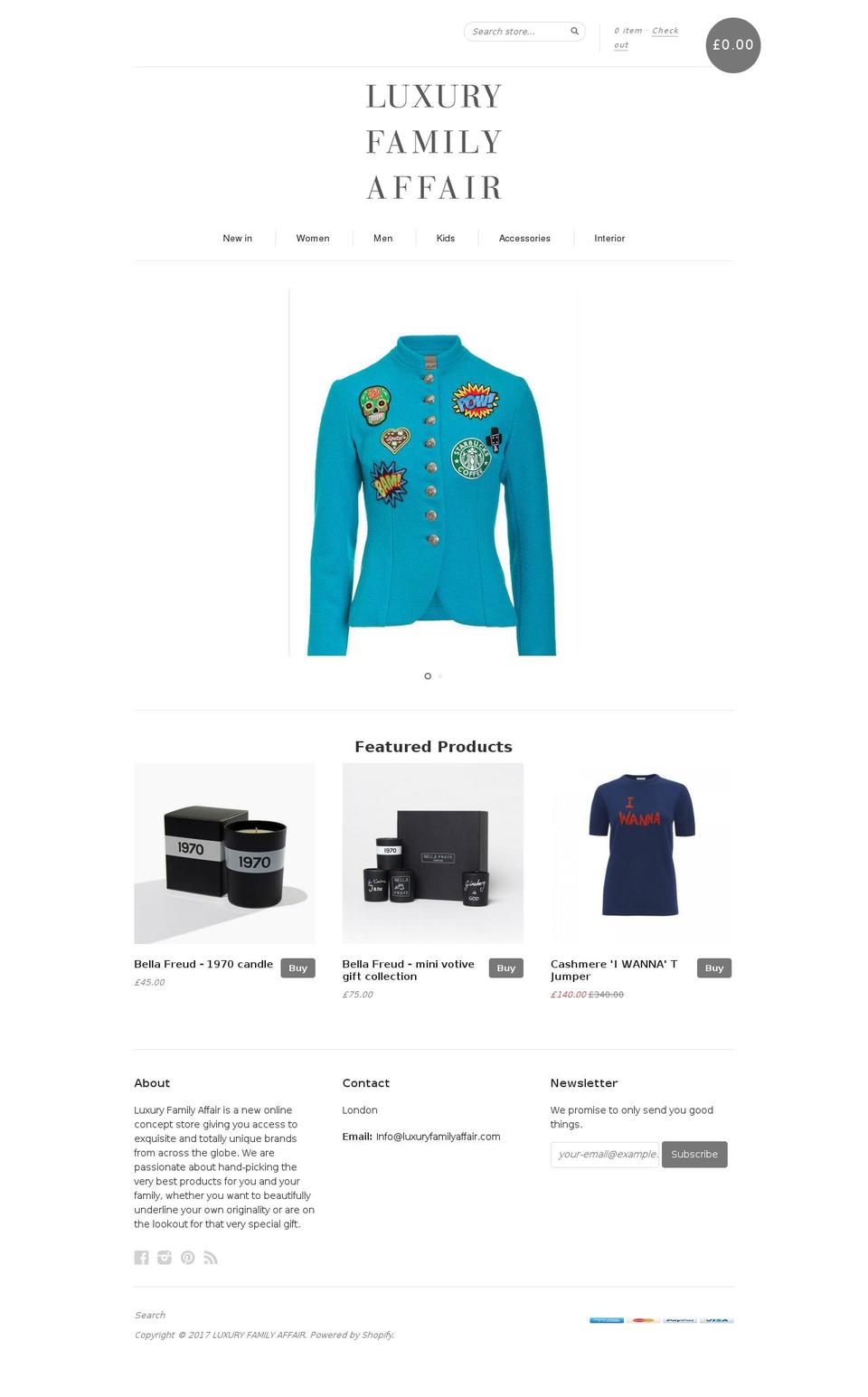 tillalindig.com shopify website screenshot