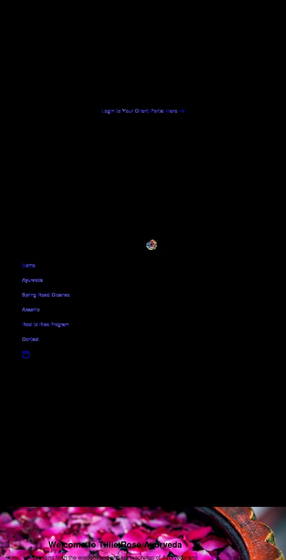 tillierose.com shopify website screenshot