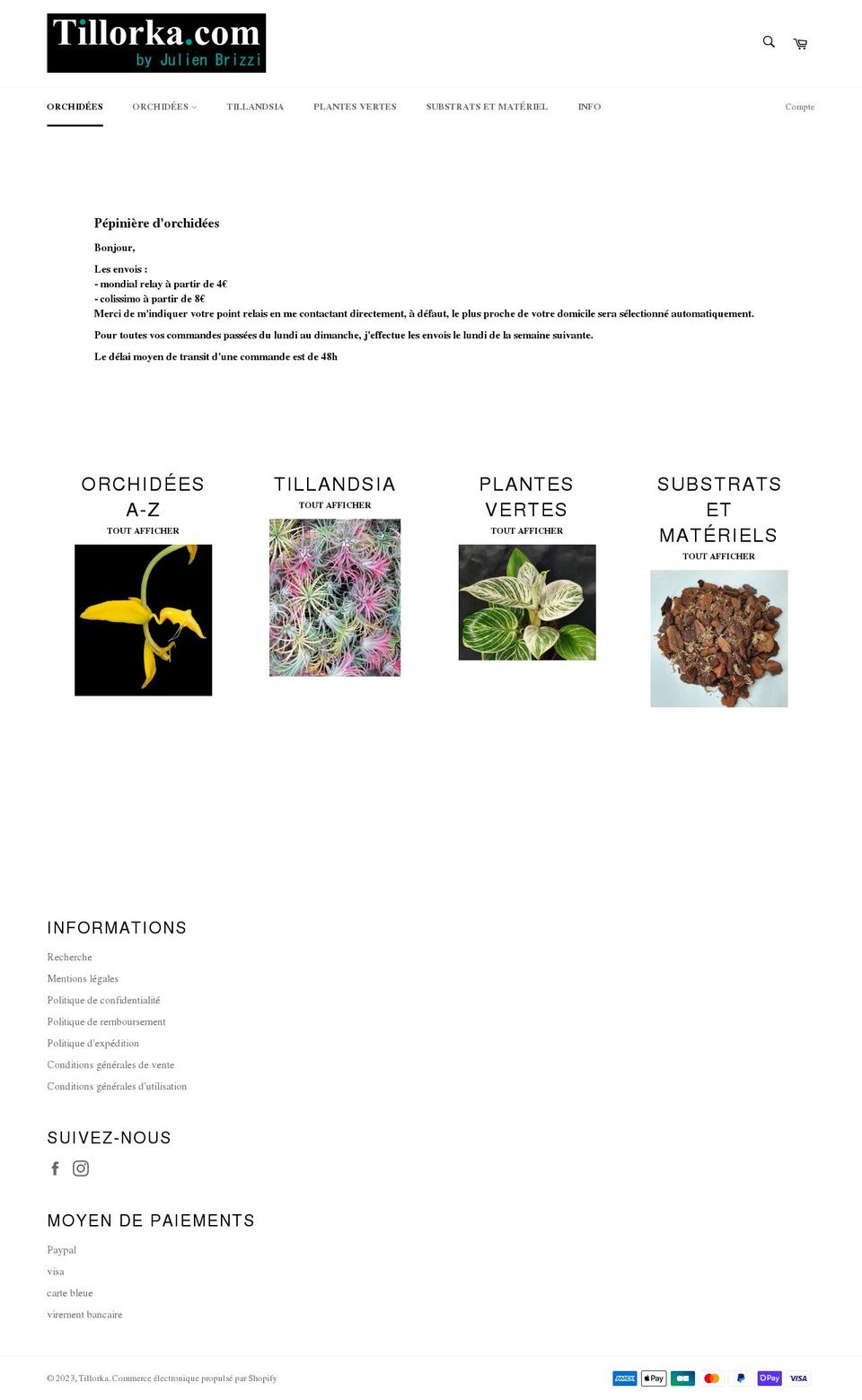 tillorka.com shopify website screenshot