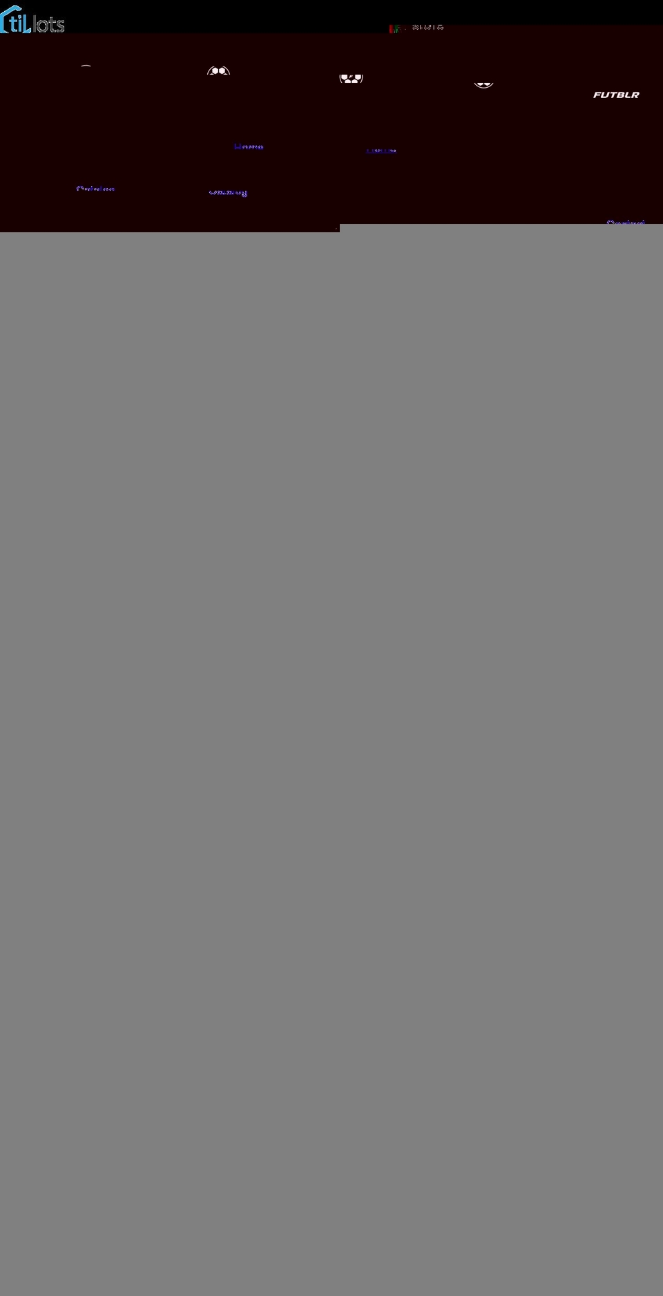tillots.com shopify website screenshot