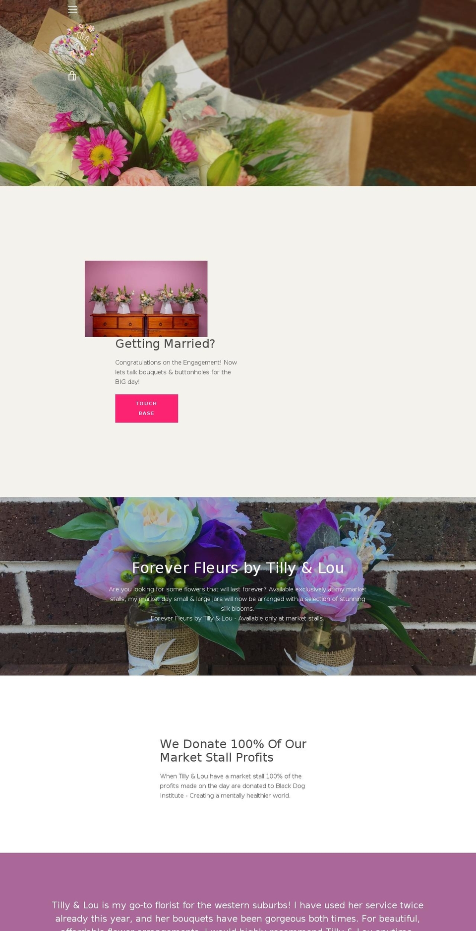 tillyandlou.com shopify website screenshot