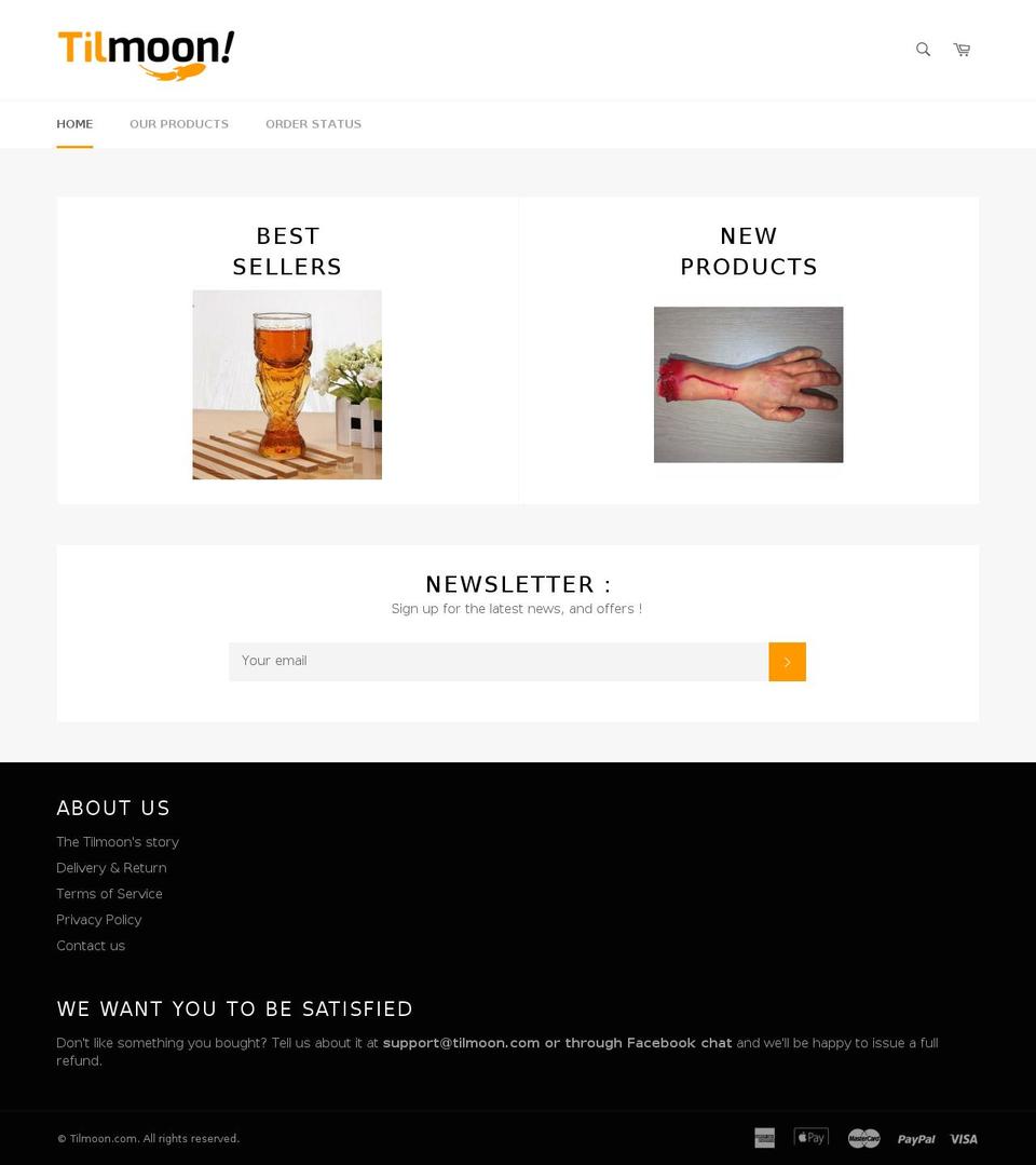 tilmoon.com — Shopify storefront screenshot