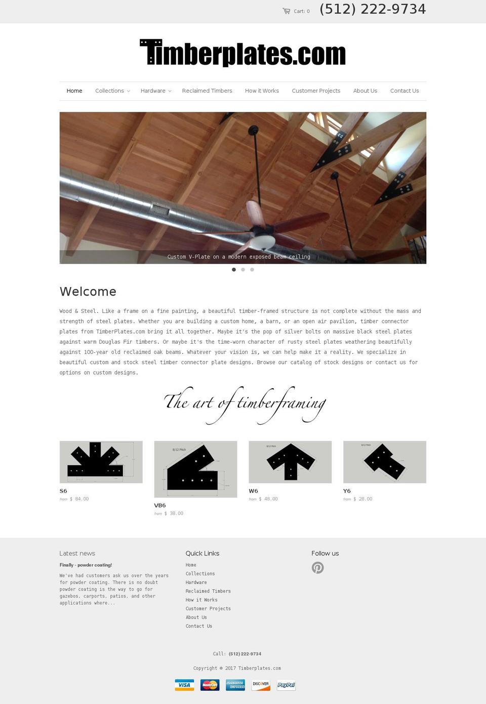 timberplates.com shopify website screenshot