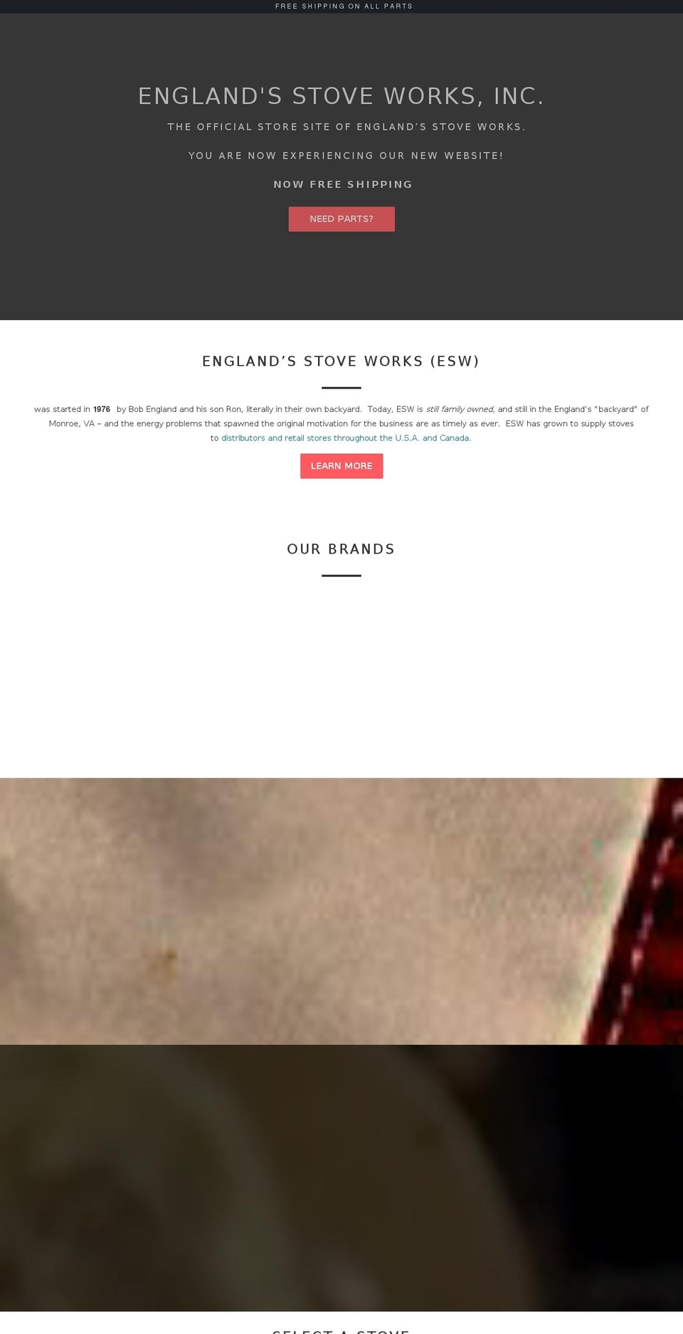 timberridgestoves.com shopify website screenshot