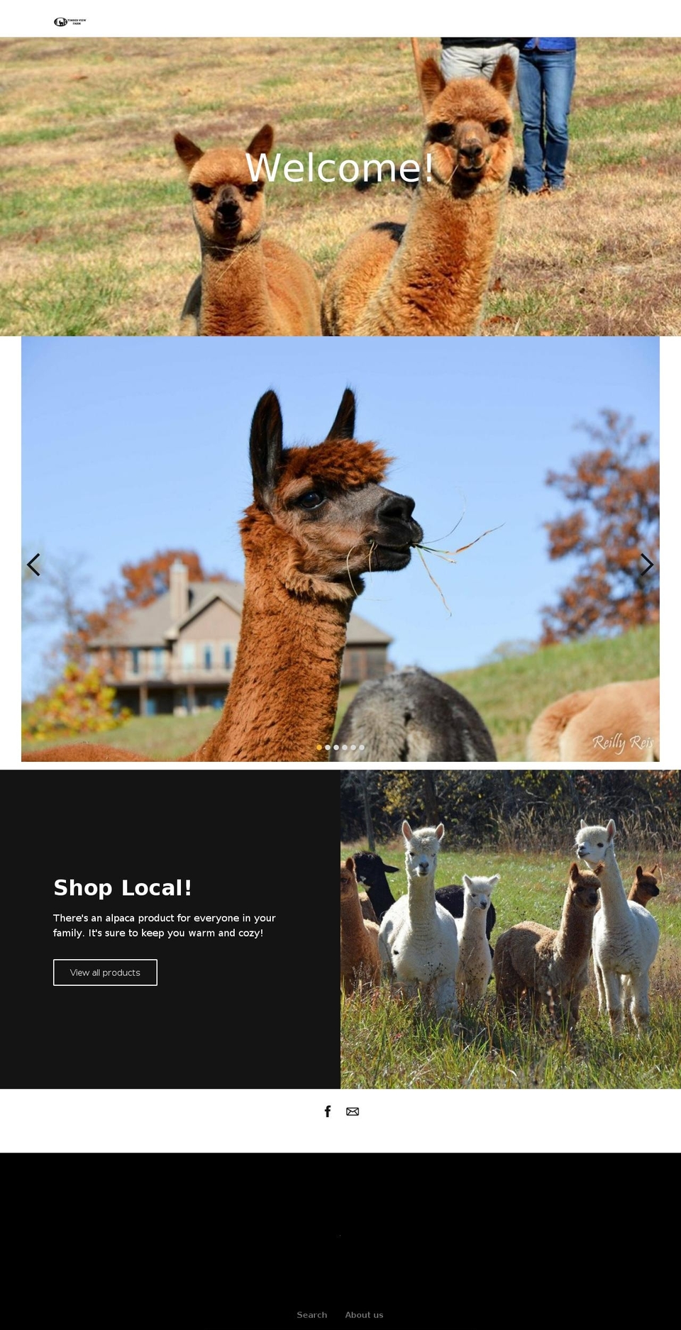 timberviewfarmalpacas.com shopify website screenshot