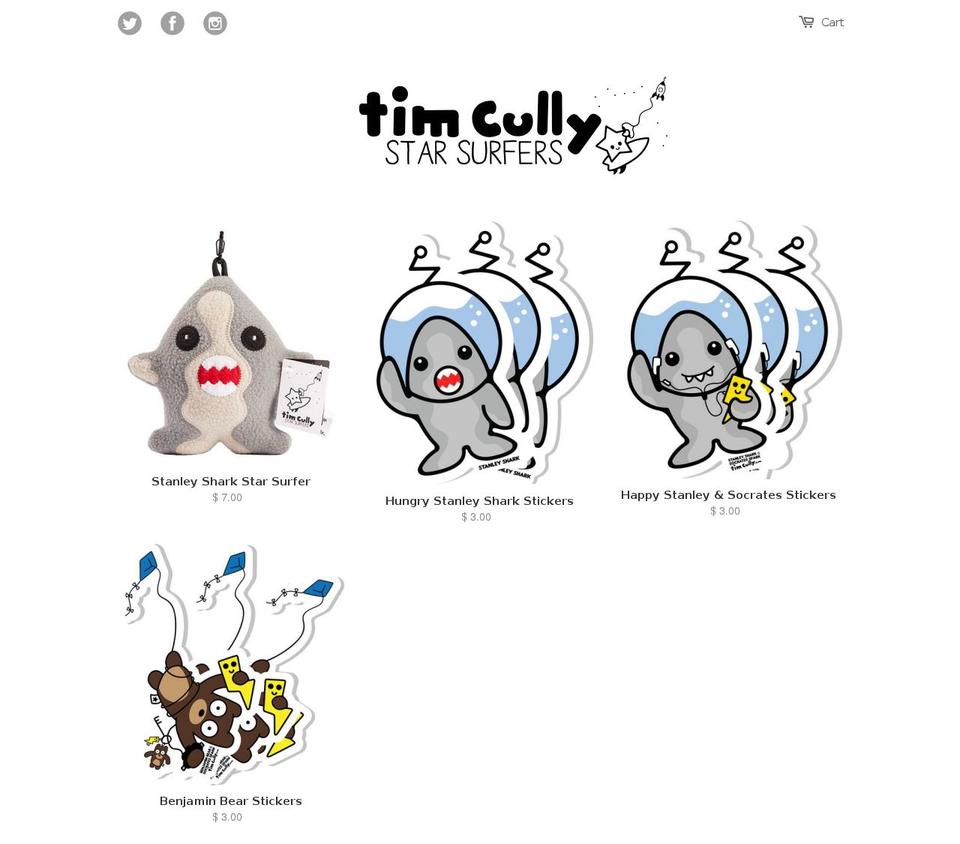 timcully.com — Shopify storefront screenshot