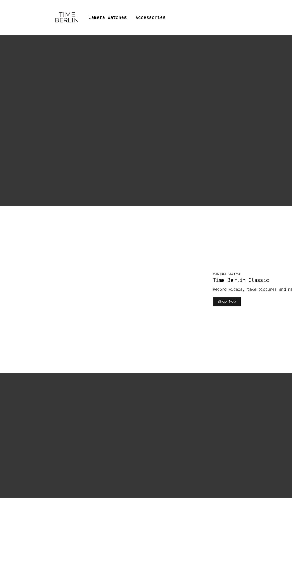 time-berlin.com shopify website screenshot