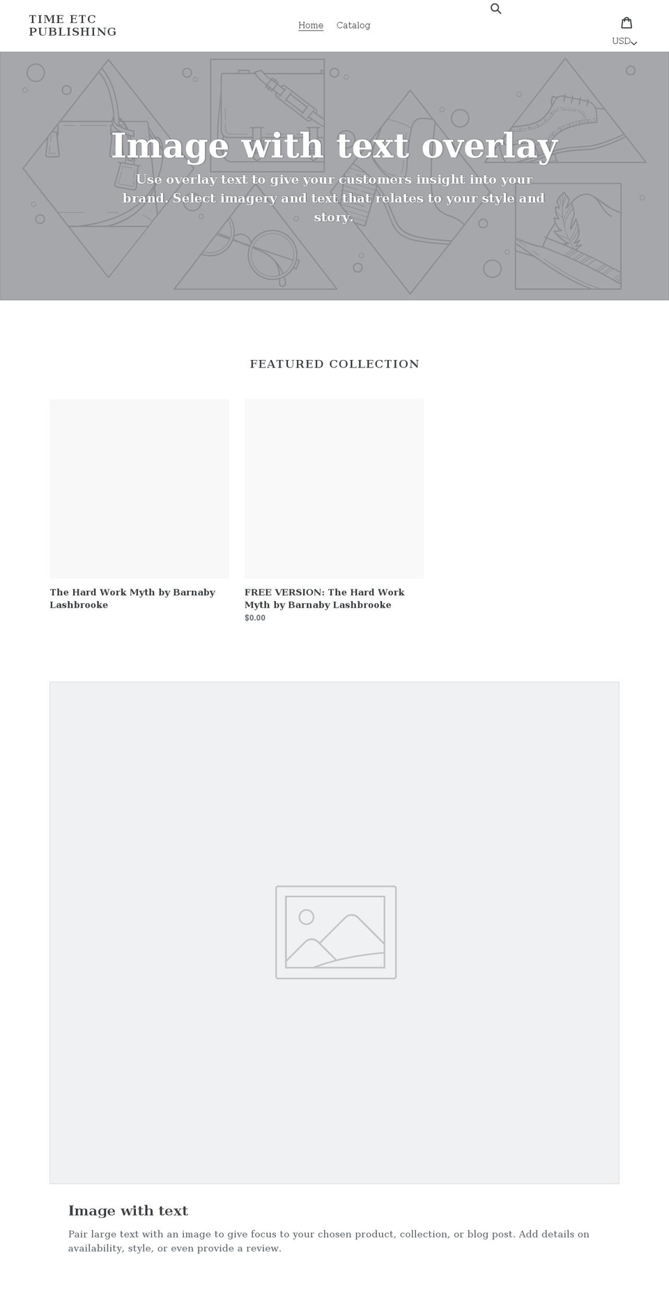 time-etc-publishing.myshopify.com shopify website screenshot