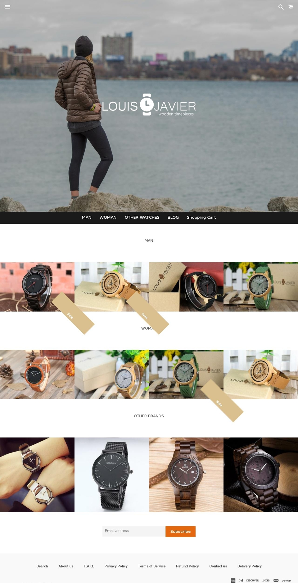 time-wood.com — Shopify storefront screenshot