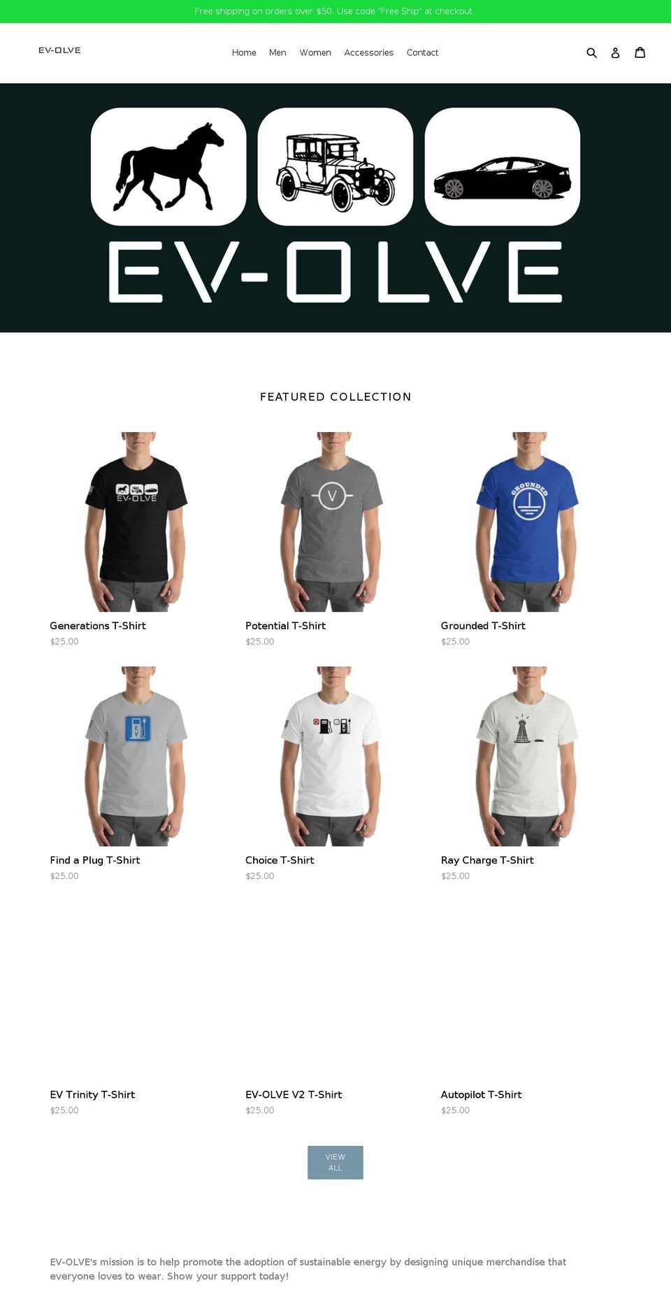 time2evolve.com — Shopify storefront screenshot