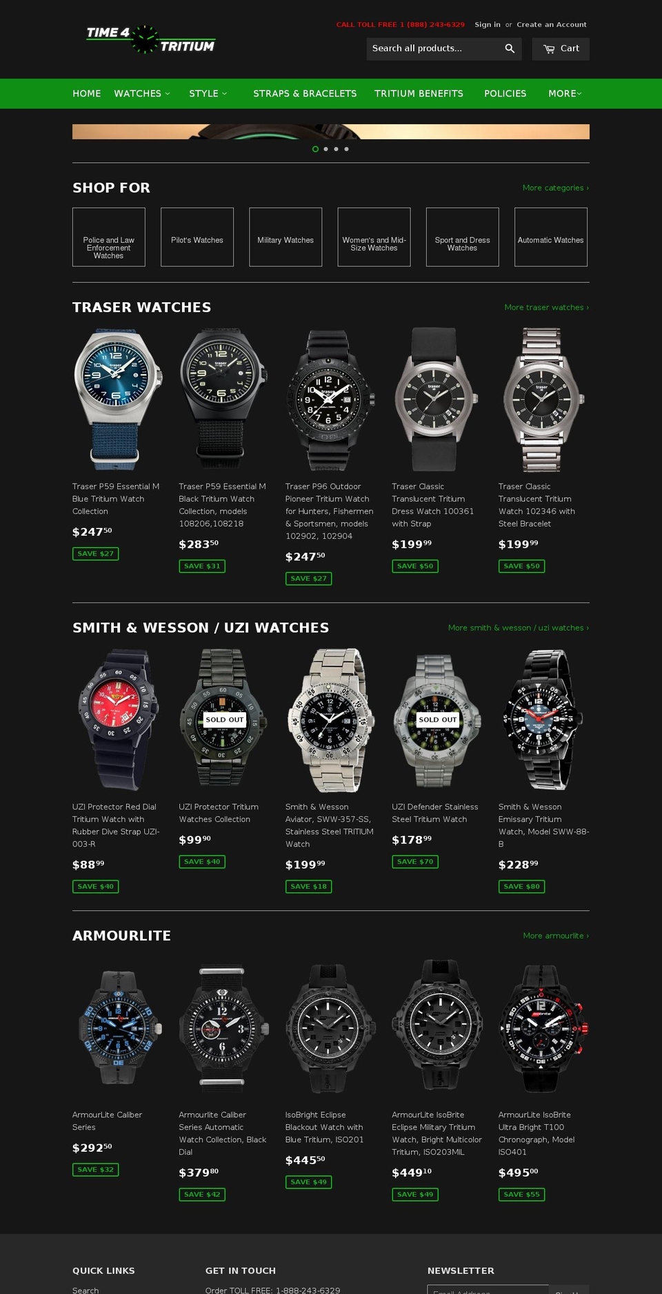 Dark Supply - T4T Shopify theme site example time4tritium.com