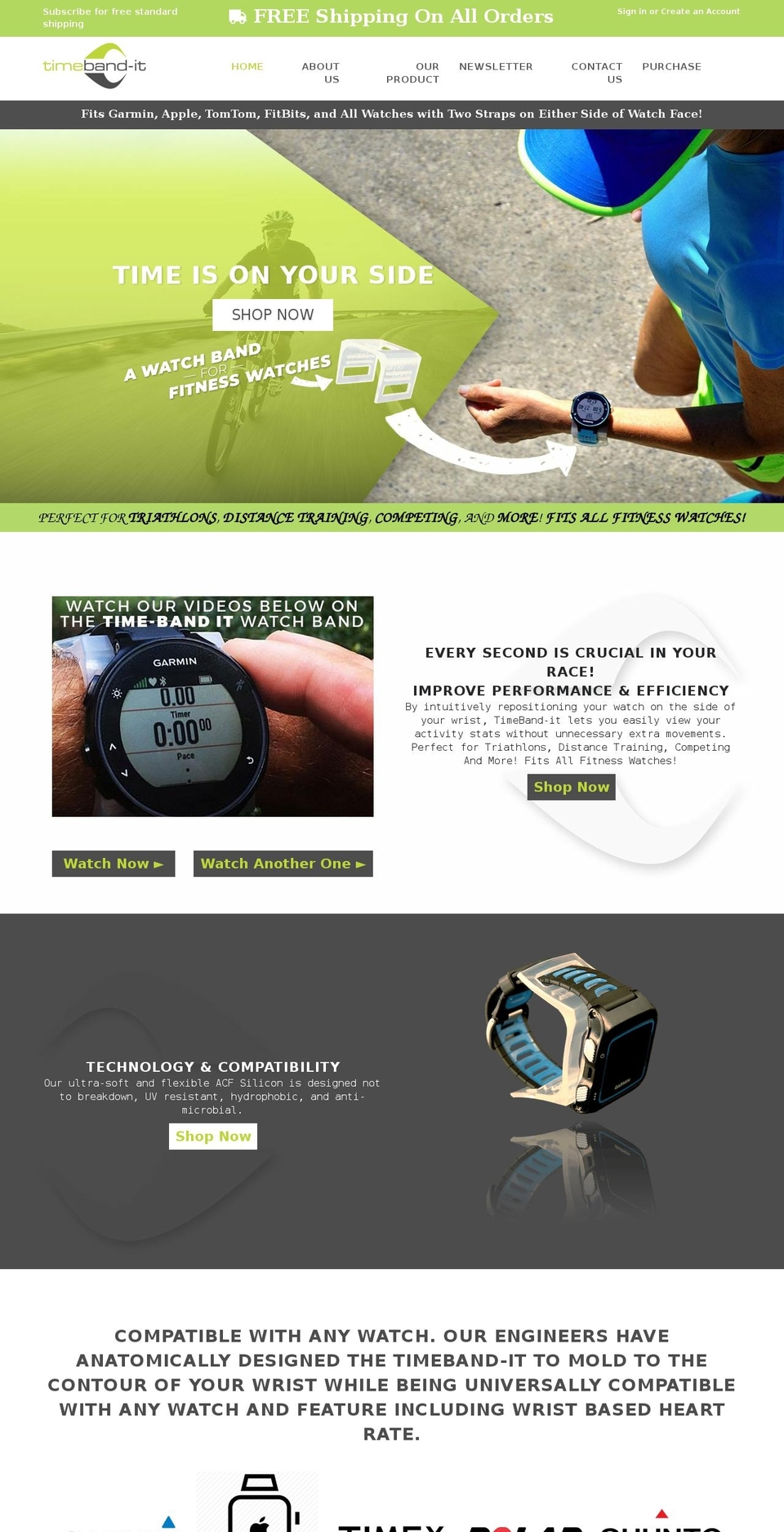 timeband-it.com shopify website screenshot