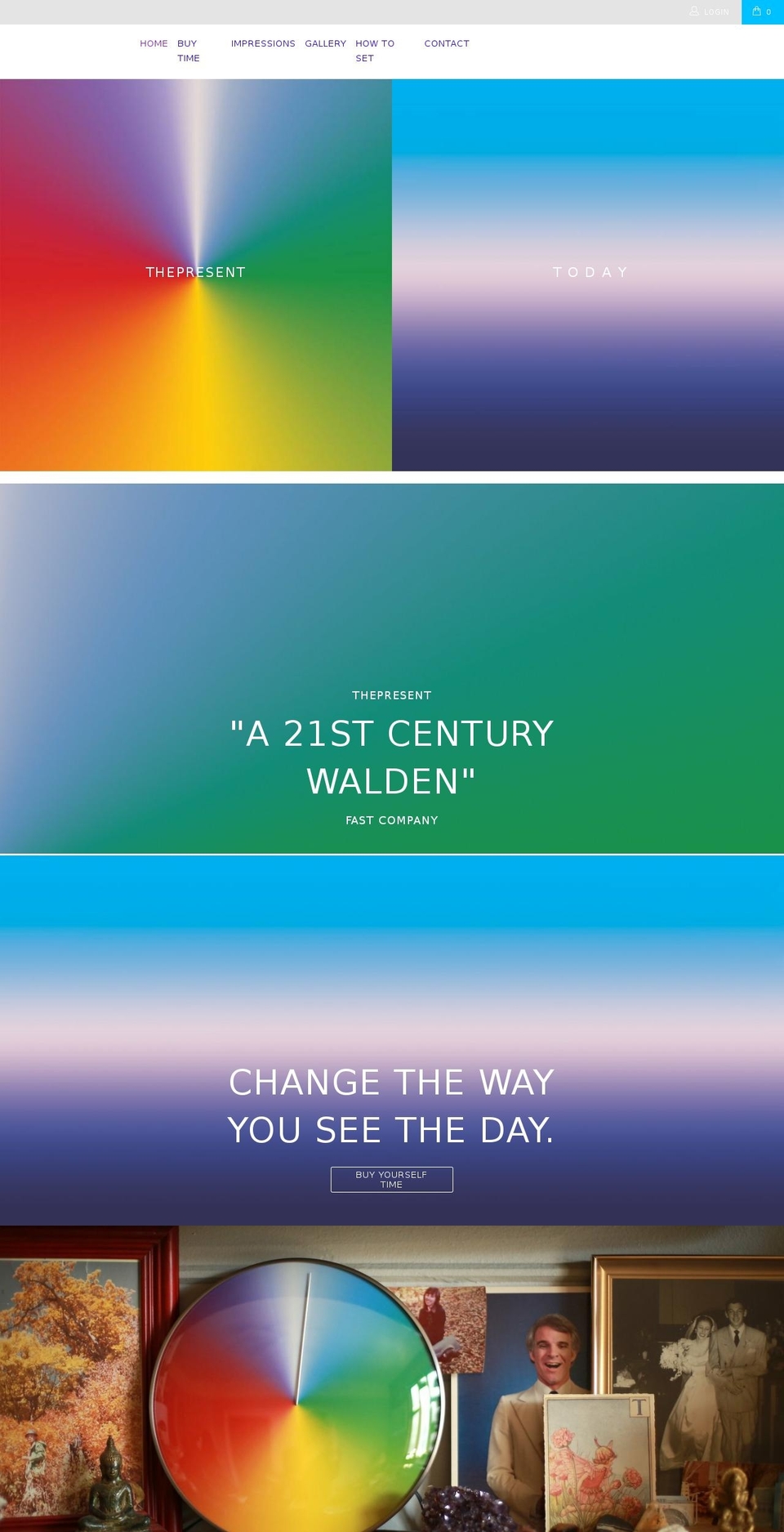 timeincolor.com — Shopify storefront screenshot