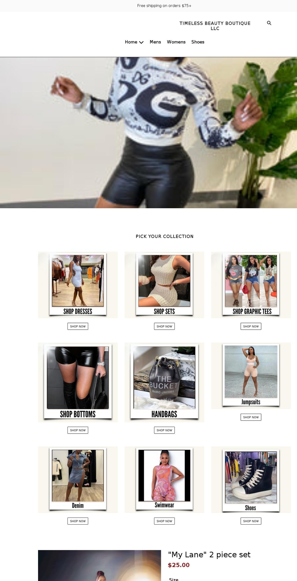 timelessbeauty20.com shopify website screenshot