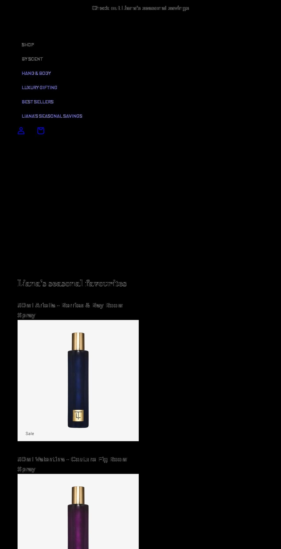 timelessbyliana.co.uk shopify website screenshot