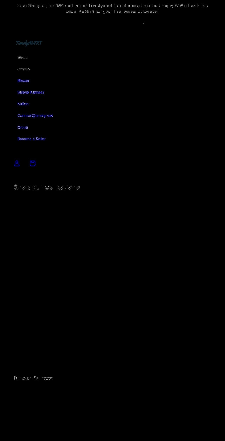 timelymart.com shopify website screenshot