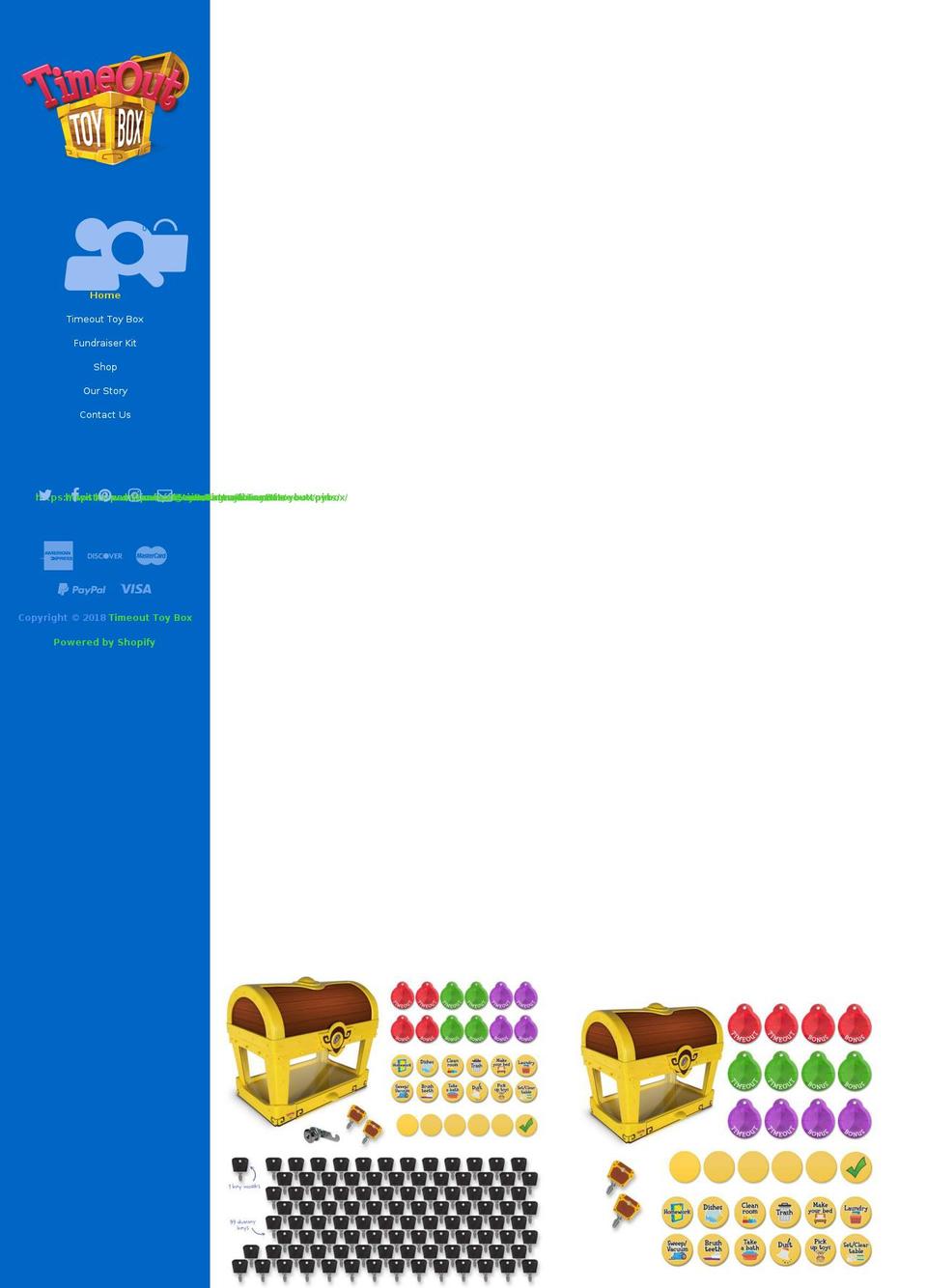 timeouttoybox.com — Shopify storefront screenshot