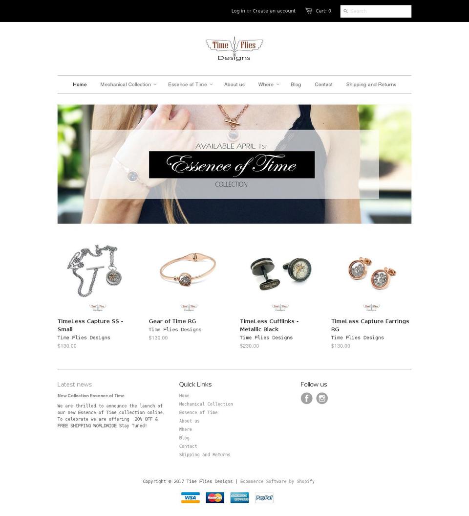 timesflys.com shopify website screenshot