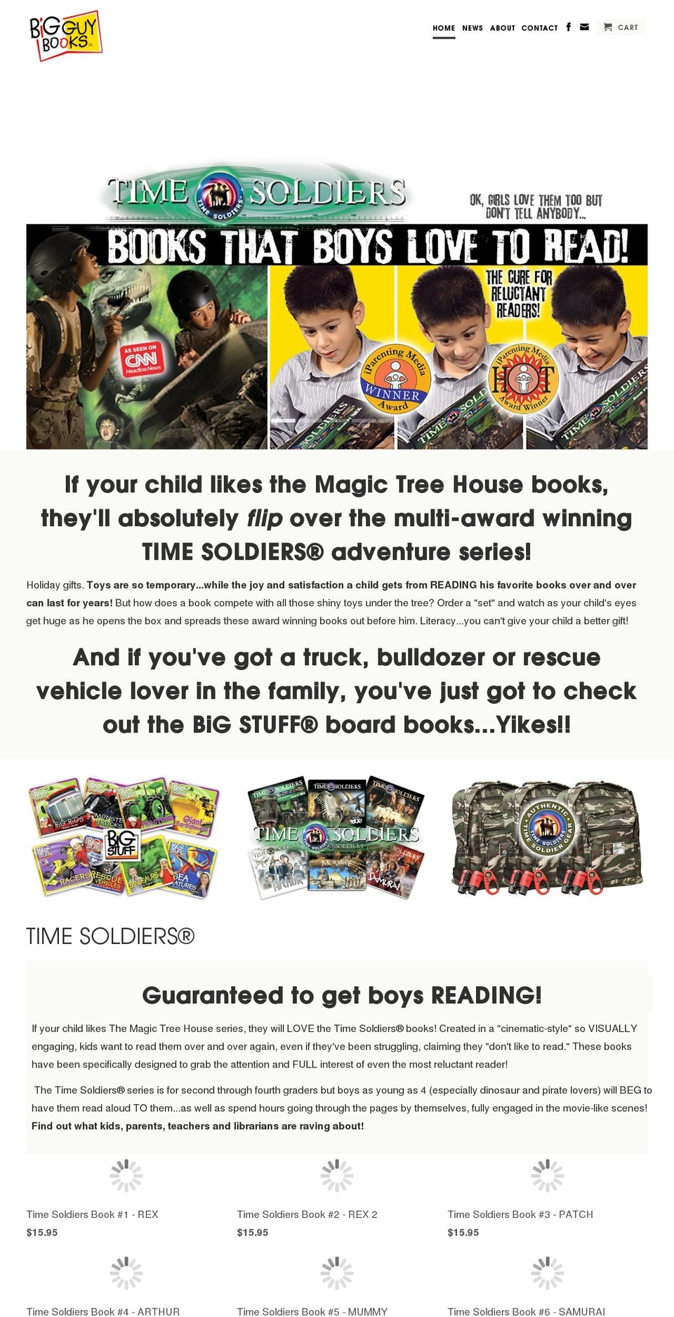 timesoldiers.com — Shopify storefront screenshot