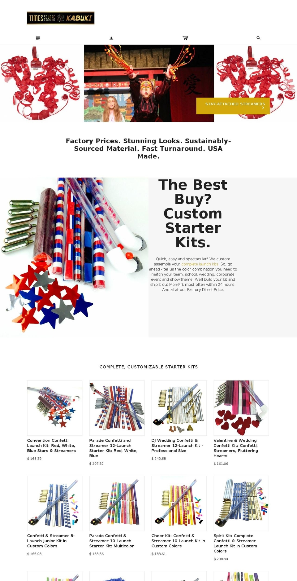 timesquareconfetti.com — Shopify storefront screenshot