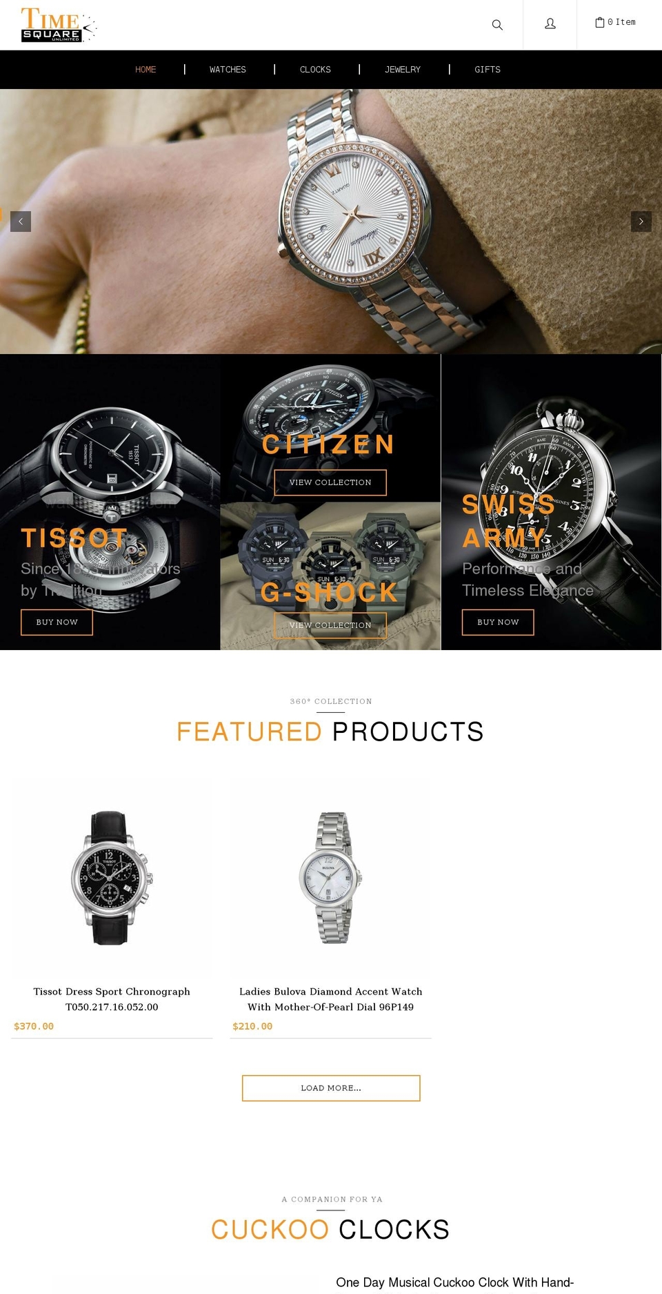 timesquareintl.com shopify website screenshot