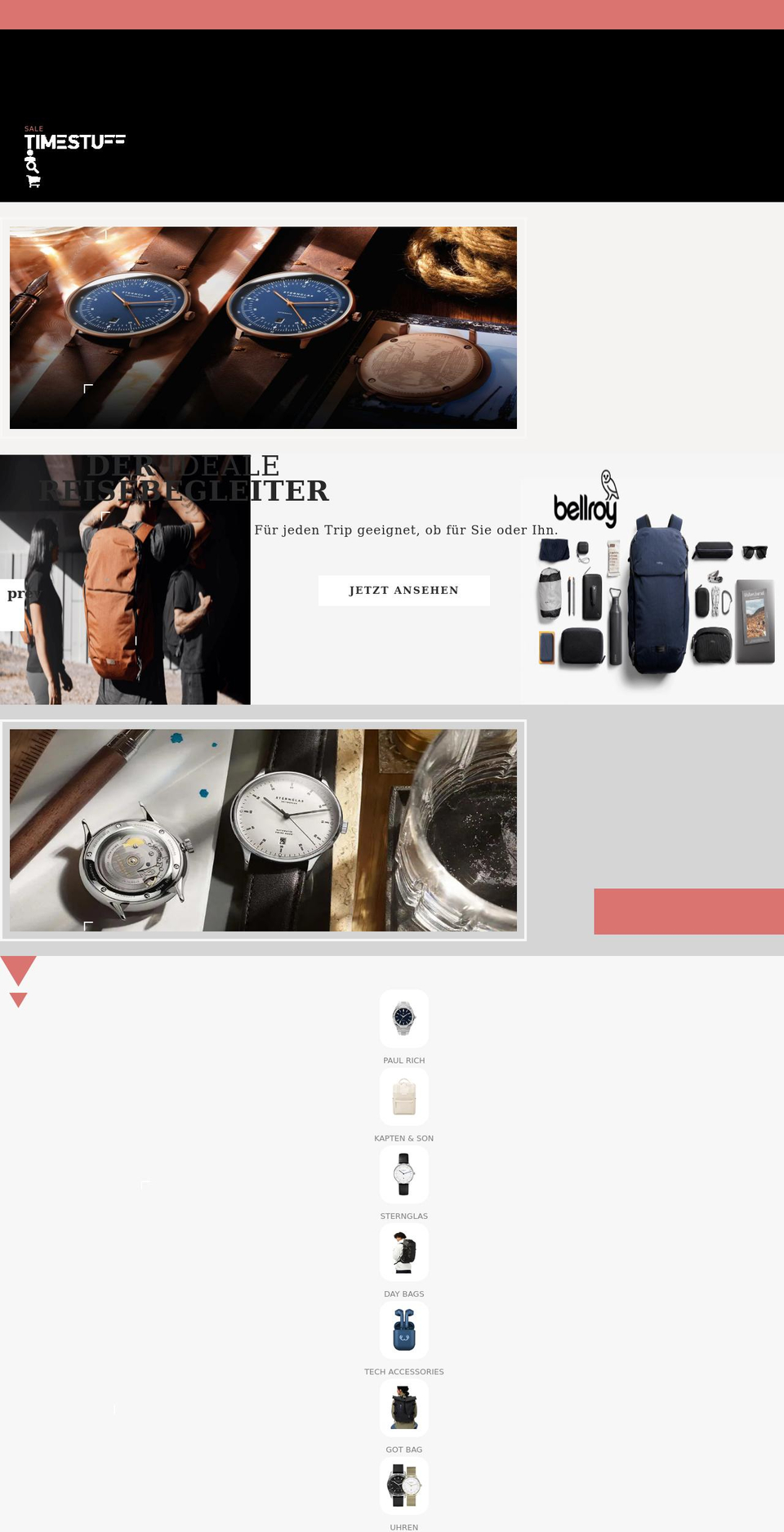 timestuff.de shopify website screenshot