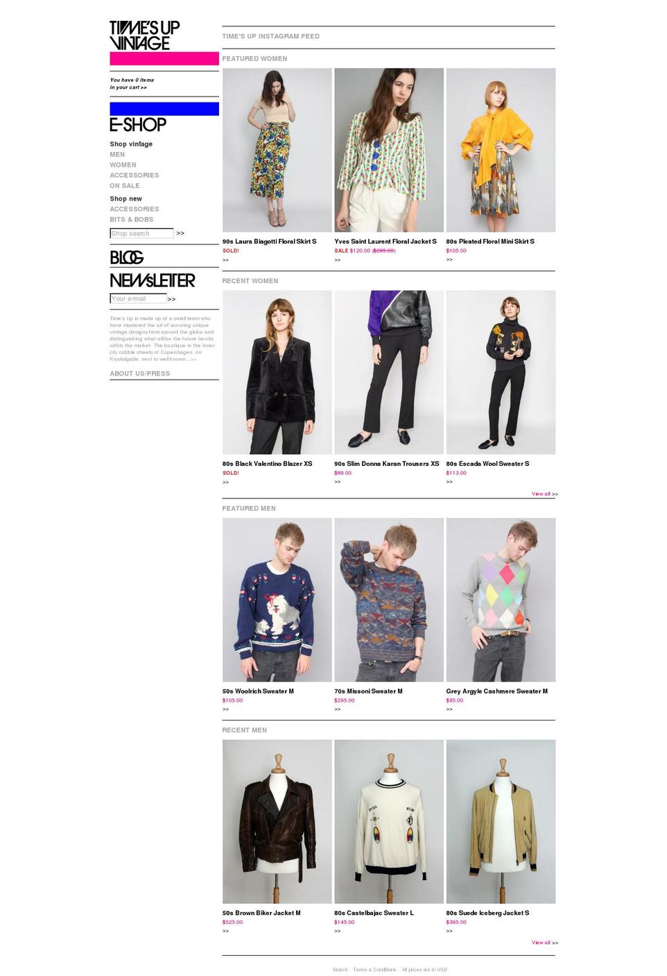 timesupshop.com shopify website screenshot