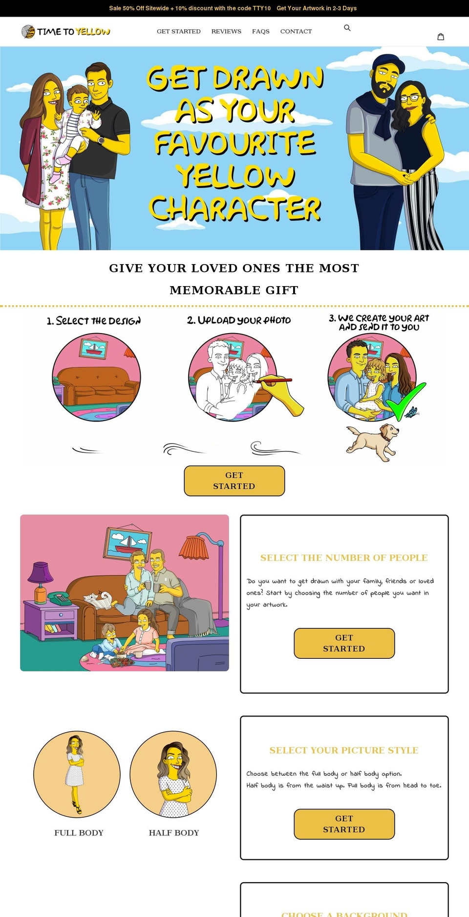 timetoyellow.com shopify website screenshot