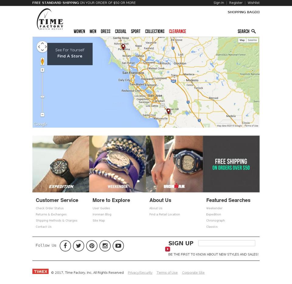 timexpo.com shopify website screenshot